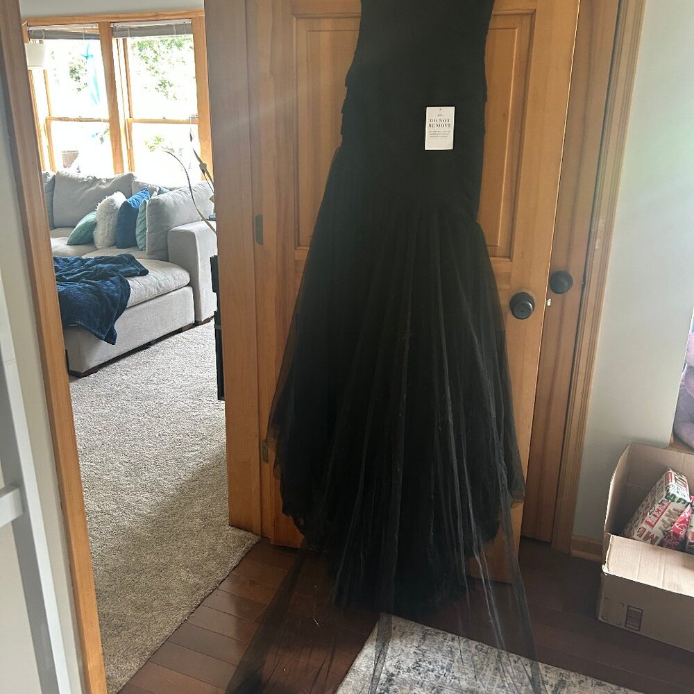 Formal Gown with Tulle overlay/train
